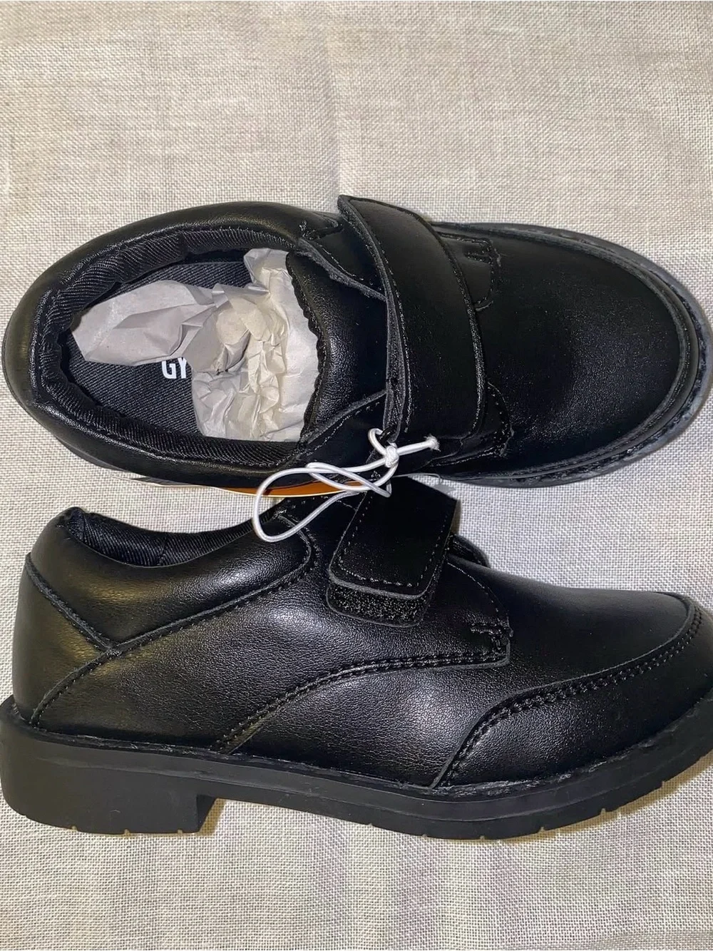Gymboree Black Kids Velcro Dress Shoes